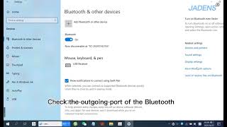 How to connect Bluetooth ，Jadens thermal shipping label printer