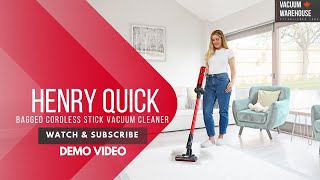 Henry Quick: The Bagged Cordless Stick Vacuum – Cleaner, Easier, and Maintenance Free!