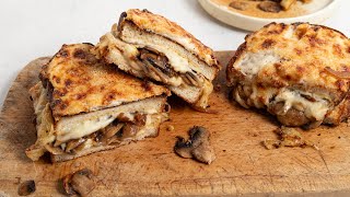 Veggie-Friendly Mushroom Croque Monsieur Recipe