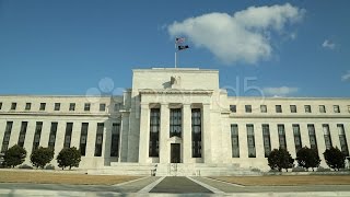 Frb Federal Reserve Bank Building Tilt Down 25P. Stock Footage