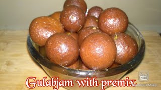 गुलाबजाम , गुलाबजाम प्रीमिक्स , Gulabjam with Premix , Gulabjamun premix