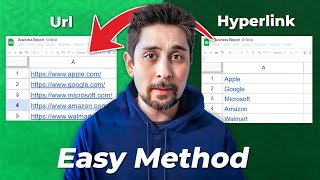 How to Extract URLs from Hyperlinks in Google Sheets