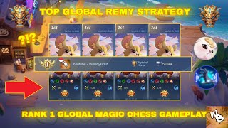 TOP GLOBAL REMY STRATEGY - MAGIC CHESS BEST SYNERGY - Mobile Legends Bang Bang