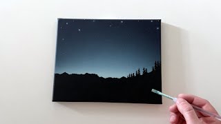 Daybreak | EASY Narrated Step by Step Acrylic Airbrush Painting Tutorial for Beginners