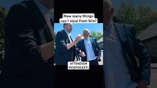 How many things can I steal? ATTENZIONE POCKPOCKET! #attenzionepickpocket #eminem #Pickpocketing