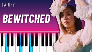 Bewitched (EASY PIANO TUTORIAL) - Laufey