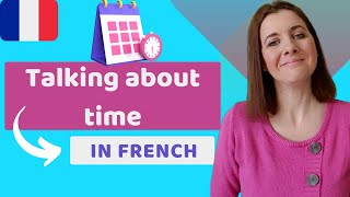 Talking about TIME in FRENCH : Yesterday - Today - Tomorrow  #shorts