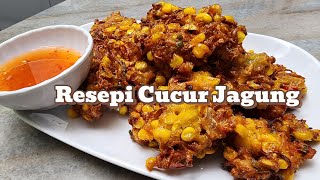 Resepi Cucur Jagung Termudah dan Sedap