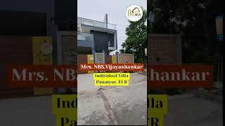 Mrs. NBS Vijayashankar | Individual Villa, Panaiyur, ECR | Arcmen, Best Interior Designer In Chennai