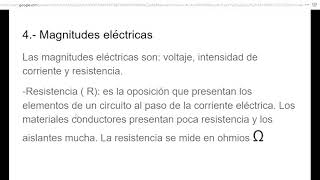 TEMA 6 ELECTRICIDAD