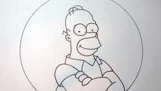 How To Draw Homer Simpson