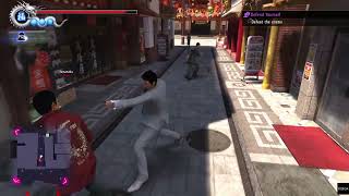 Kiryu fighting Some Yakuzas