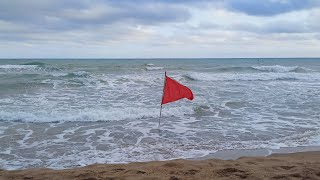 Red Flag Beach Warning #prohibited #dangerous @snowcapofficialjean501