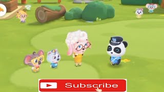 baby panda police car kids cartoon Nursery Rhyme babybus