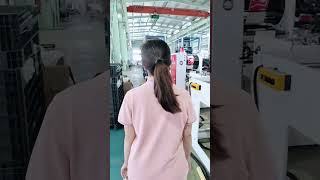 automatic bottom welding thick plastic large bag making mchine with flying knife system