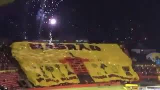 TORCIDA JOVEM DO SPORT - ESTREANDO BANDEIRÃO NOVO HOMENAGEANDO GOLEIRO MAGRÃO 👏🏽🦁🖤💛❤️