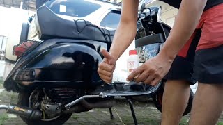 SUARA VESPA SPEK HARIAN || TEMBUS 105 KM/JAM