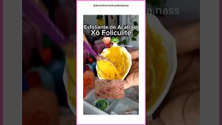 esfoliante de açafrão para foliculite #skincare #esfoliante #esfoliantecaseiro  #foliculite