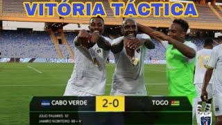 CABO VERDE DERROTA TOGO ,BUBISTA MUDA DE TACTICA,,,