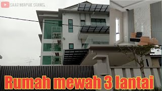 Desain rumah 3 lantai mewah