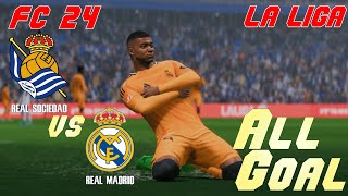 FC 24 | 24/25 La Liga | Simulation | Real Sociedad vs Real Madrid | All Goals