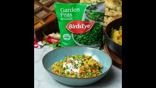 Pea and Chicken Biryani