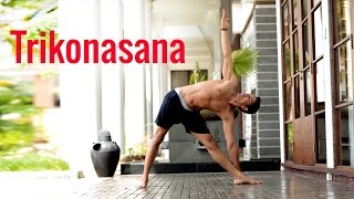 Trikonasana, The Triangle Pose