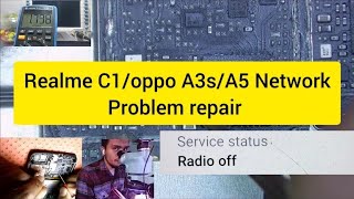 oppo A3s realme c1 network problem radio off repair