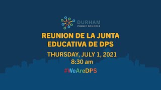 Durham Public Schools Board of Education Organizational Meeting