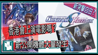 【閒談】Gundam Seed Freedom 會在戲院上演嗎？突擊自由的後繼機體？一大堆等著模型化的新MS！