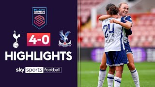 Spurs begin season with emphatic win | Tottenham 4-0 Crystal Palace | WSL Highlights