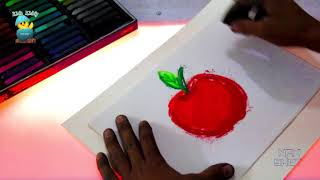 How To Draw An Apple | Scribble For Kids | Kids Kiddy - Videos for Kids