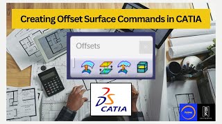 Creating Offset Surface in CATIA | Variable, Rough offset Surface | Generative Shape Design