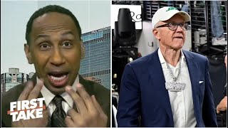 FIRST TAKE | Stephen A. strong reacts to Woody Johnson exposes real reason Jets fire Robert Saleh