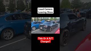 Would You Take A Camaro Or A R/T Charger? (Full Vid In Bio) #chevy #camaro #rtcharger