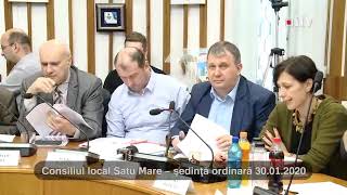 Ședința Consiliului Local Satu Mare 30.01.2020