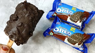 Oreo Choco Bar Icecream | Oreo Icecream | Double Chocolate Oreo Choco Bar | Oreo Biscuit Recipes