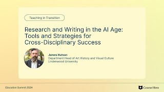 Research and Writing in the AI Age: Tools and Strategies for Cross Disciplinary Success