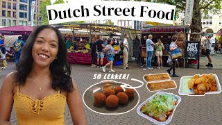 Trying Dutch Street Food & Snacks