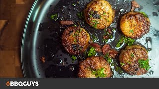 Pan-Seared Bacon Butter Garlic Scallops | BBQGuys Stay-at-Home Recipes