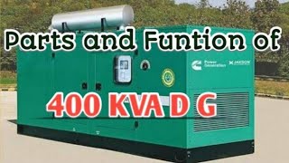 400 kva diesel generator parts and functions। dg parts