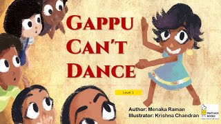 Listen, Read, Write, Speak, Learn English, Learn English through stories, Gappu Can't dance Level 1