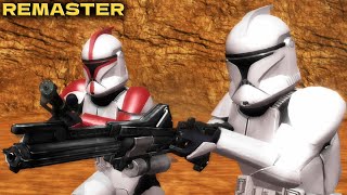 Star Wars Battlefront 2 (2005) Remaster Mod - Battle of Geonosis - Clone Troopers vs Battle Droids