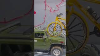 Offroad Mountain Bike Vs Many Cars🥲 #shorts #car #cycle #mountainbike #cyclestunt