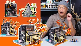 Maple Leaves Villa + Bonus Sets! Beauty Shop and Dream Cottage | Forange Brick Review FC8530 + 06/09