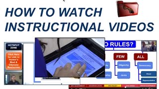 How to Watch Instructional Videos