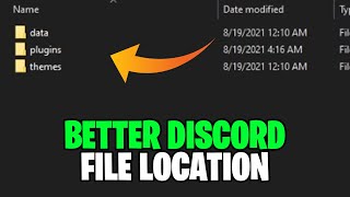 Better Discord How To Find File Location