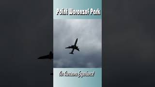 Point Woronzof Park Anchorage Alaska Short #jets #plane #alaska #anchorage