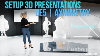 Setup 3D presentations for your virtual event | UE5 | Aximmetry