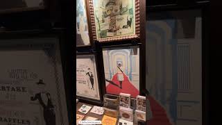 Beautiful prints and souvenirs at the Raffles Hotel Boutique in Singapore.